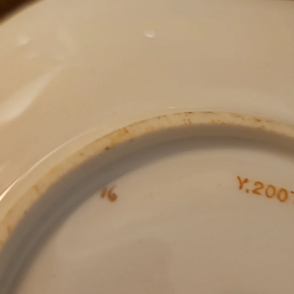 Antique COALPORT 1915 Gold Encrusted Pink Replacement Saucer #14E15
